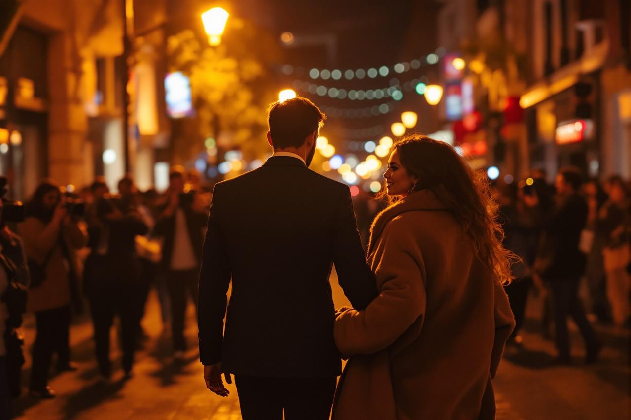 反差吃瓜 - 某顶流男星深夜密会神秘女子，两人举止亲密疑似恋情曝光
